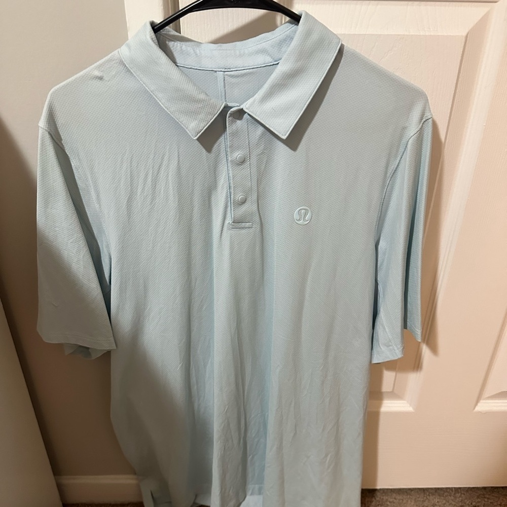 lululemon athletica Men's Sky Blue Polo